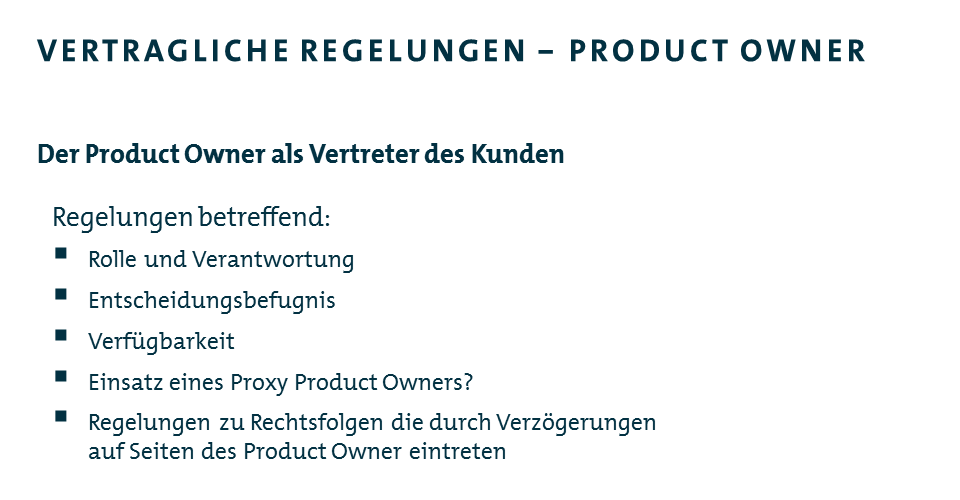 Die Rolle des Product Owners